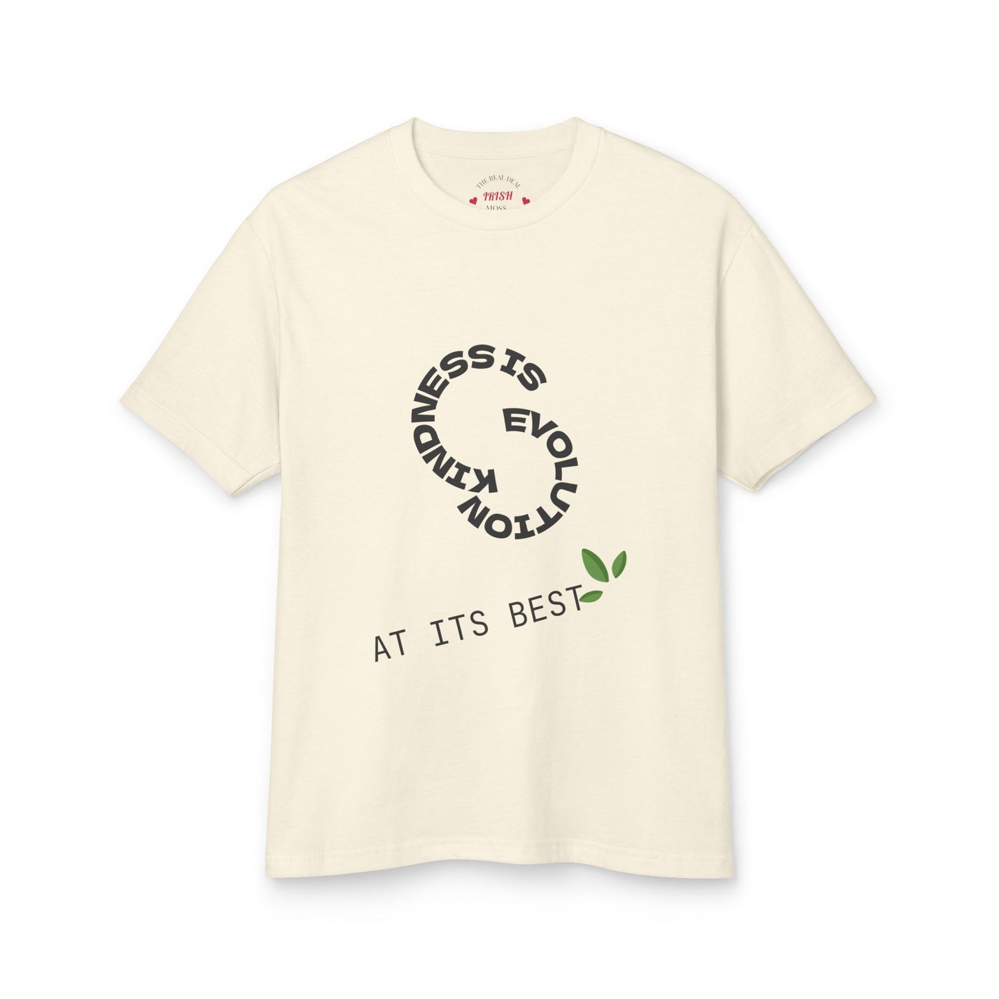 Kindness Evolution Tee, Positive Vibes Shirt, Unisex Casual Wear, Eco-friendly Fashion, Great Gift for Friends