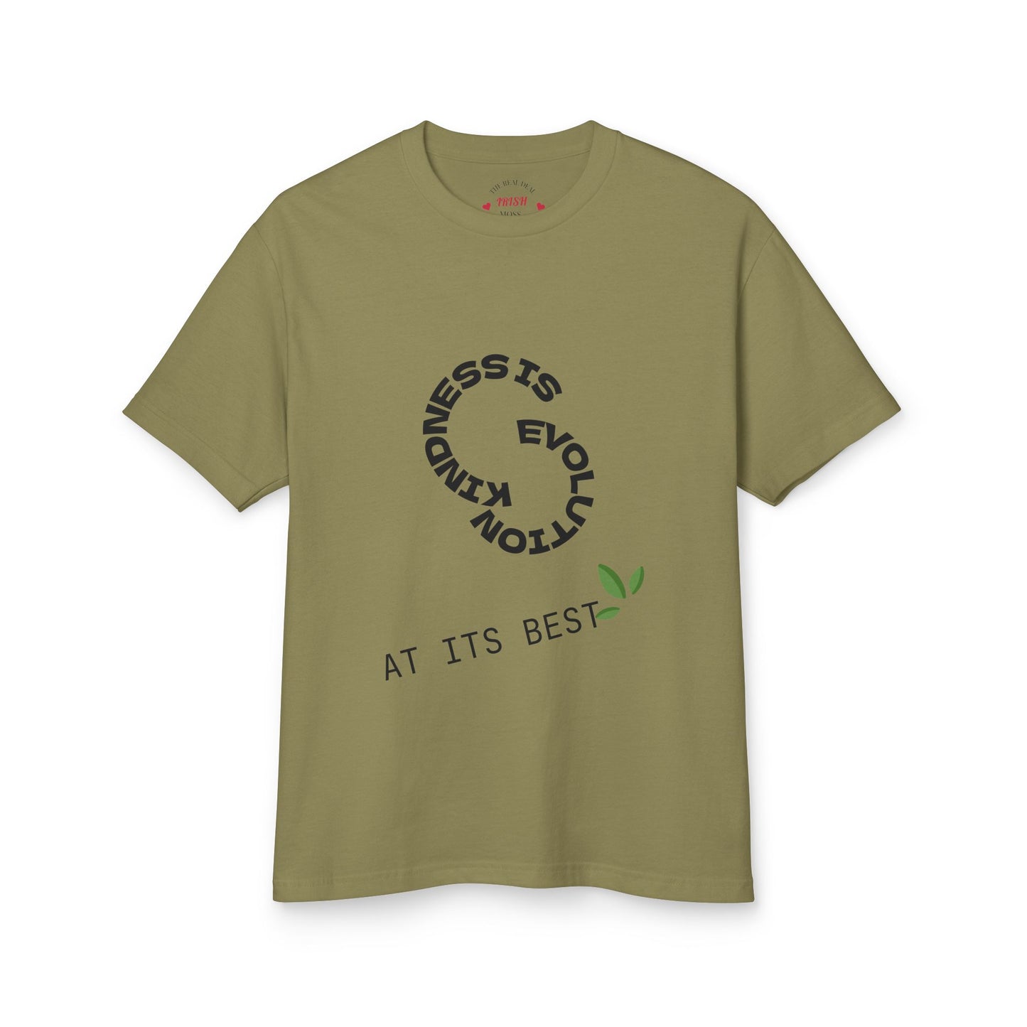 Kindness Evolution Tee, Positive Vibes Shirt, Unisex Casual Wear, Eco-friendly Fashion, Great Gift for Friends