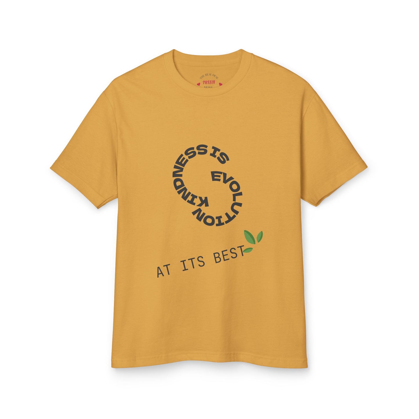 Kindness Evolution Tee, Positive Vibes Shirt, Unisex Casual Wear, Eco-friendly Fashion, Great Gift for Friends