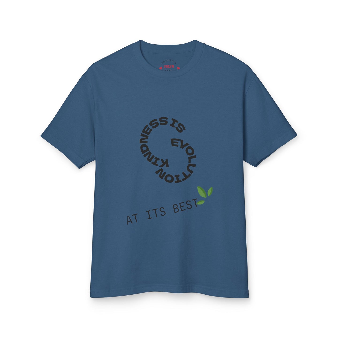 Kindness Evolution Tee, Positive Vibes Shirt, Unisex Casual Wear, Eco-friendly Fashion, Great Gift for Friends