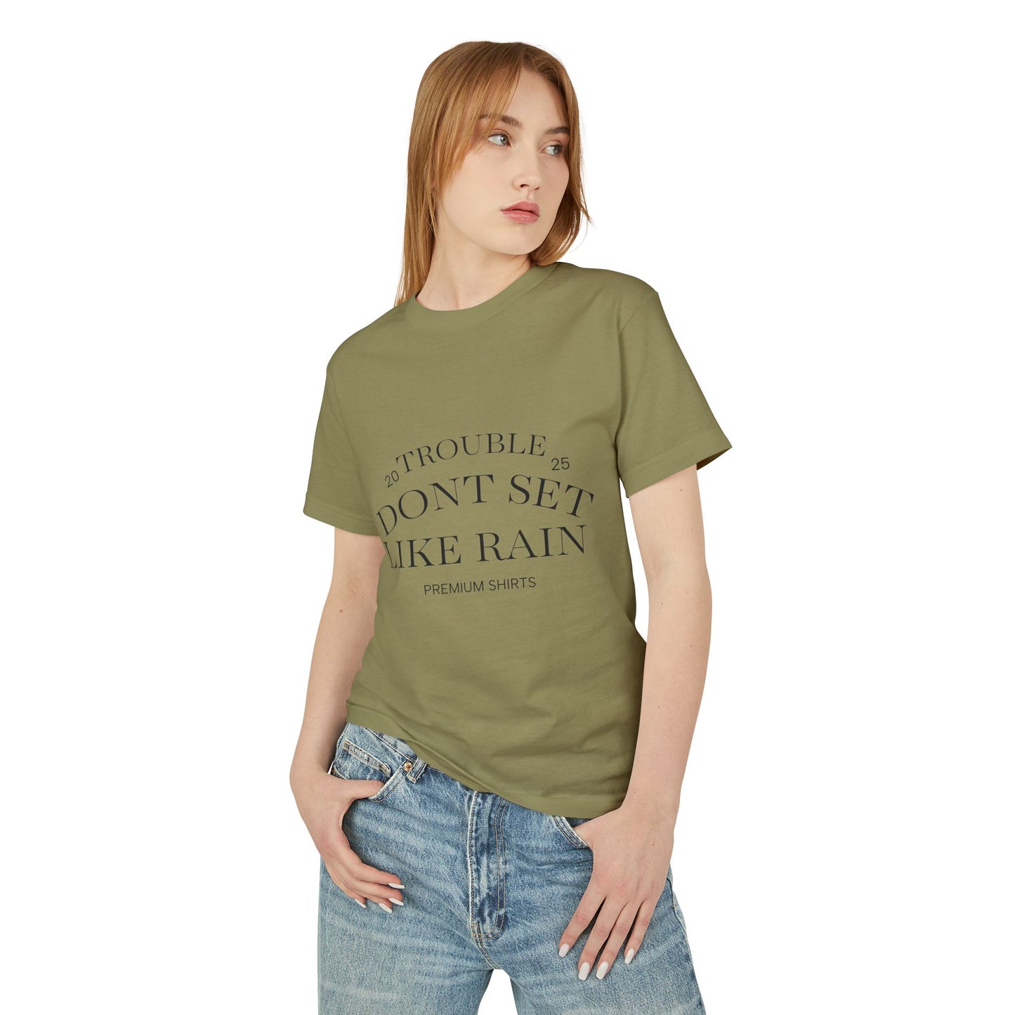 Unisex Heavyweight Cotton Tee - "Don't Set Like Rain" - Casual Tee, Graphic Shirt, Gift for Friends, Vintage Style Tee, Summer Essential