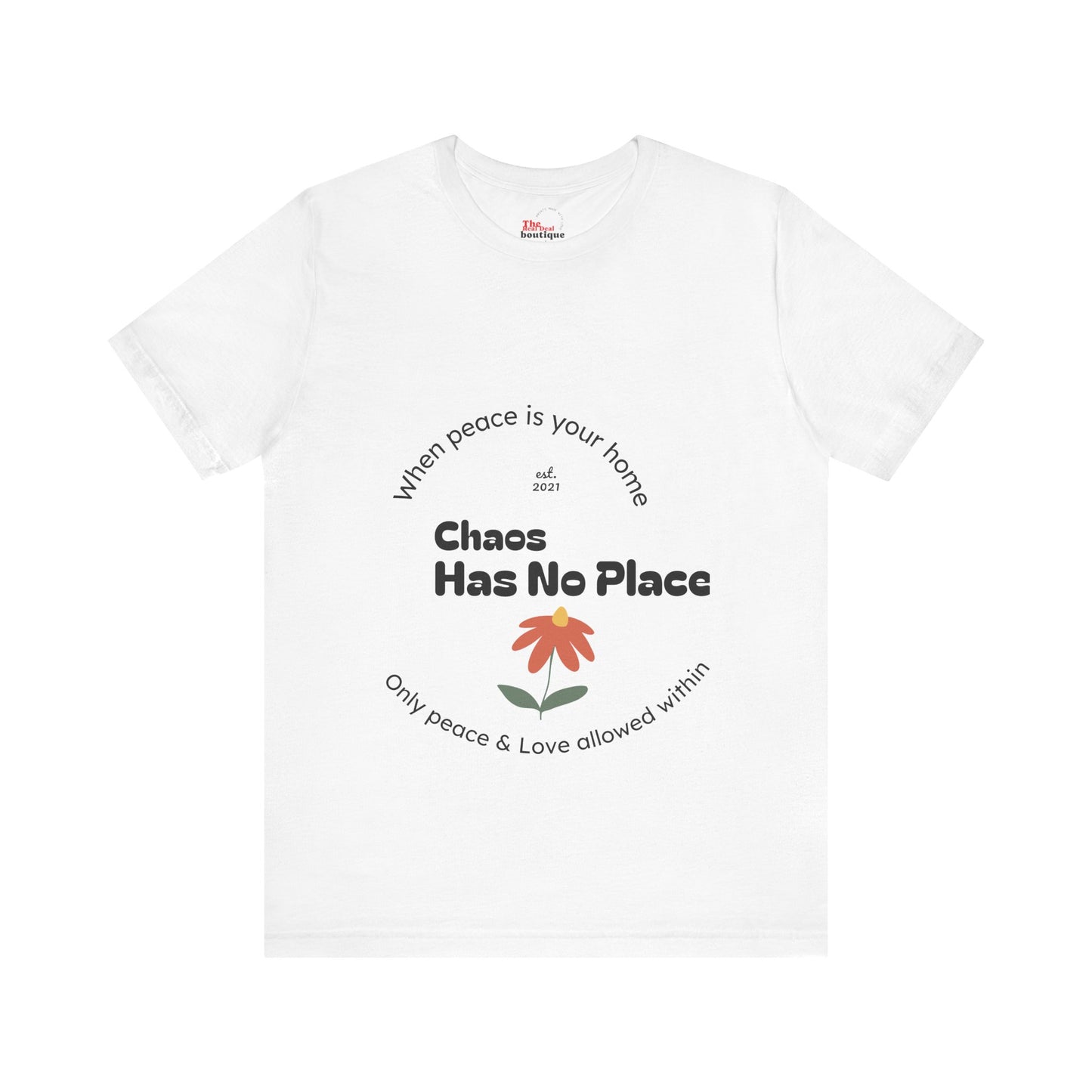 Copy of Unisex Jersey Short Sleeve Tee, Inspirational Shirt, Bee Cool Tee, Peaceful Home T-Shirt, Casual Wear for Every Day, Gift for Nature Lovers