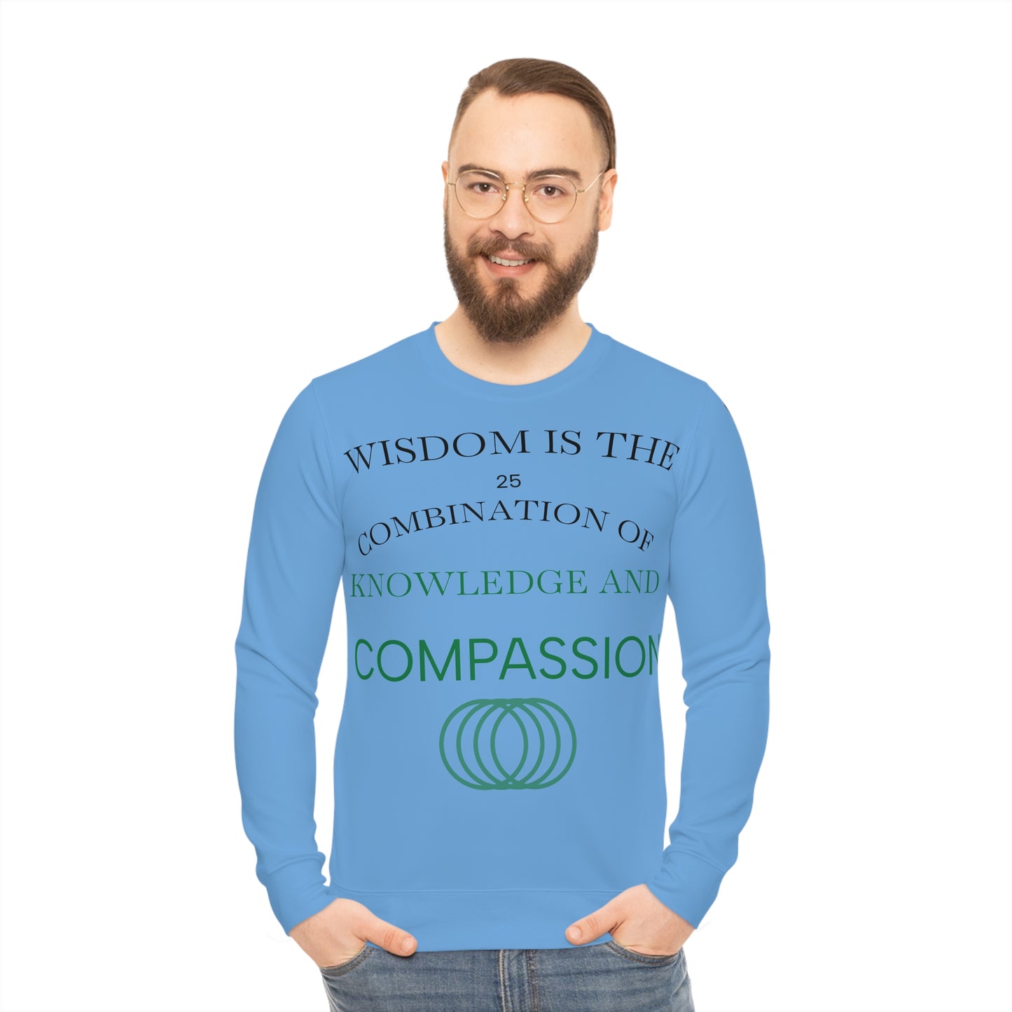 Inspirational Lightweight Sweatshirt, Motivational Gift, Wisdom & Learning Sweatshirt, Cozy Everyday Wear, Education Appreciation Clothing