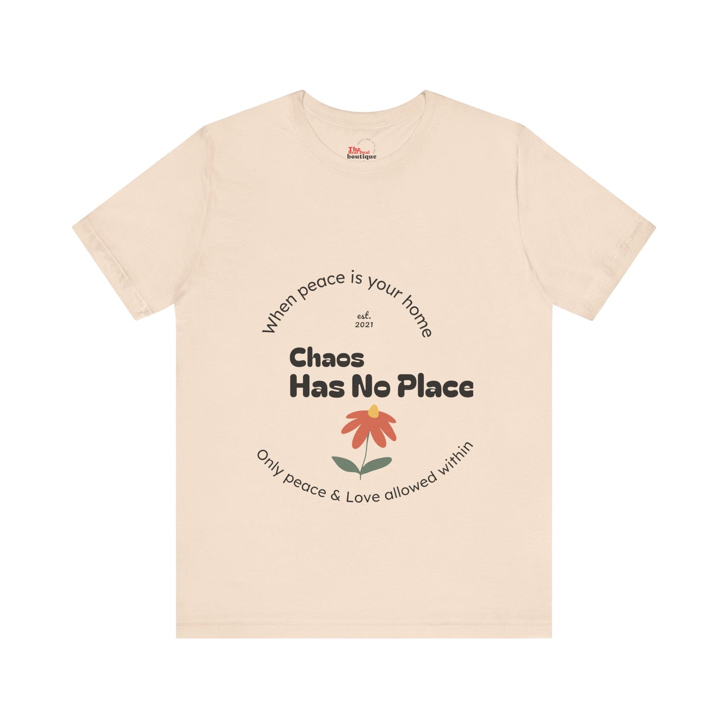 Copy of Unisex Jersey Short Sleeve Tee, Inspirational Shirt, Bee Cool Tee, Peaceful Home T-Shirt, Casual Wear for Every Day, Gift for Nature Lovers