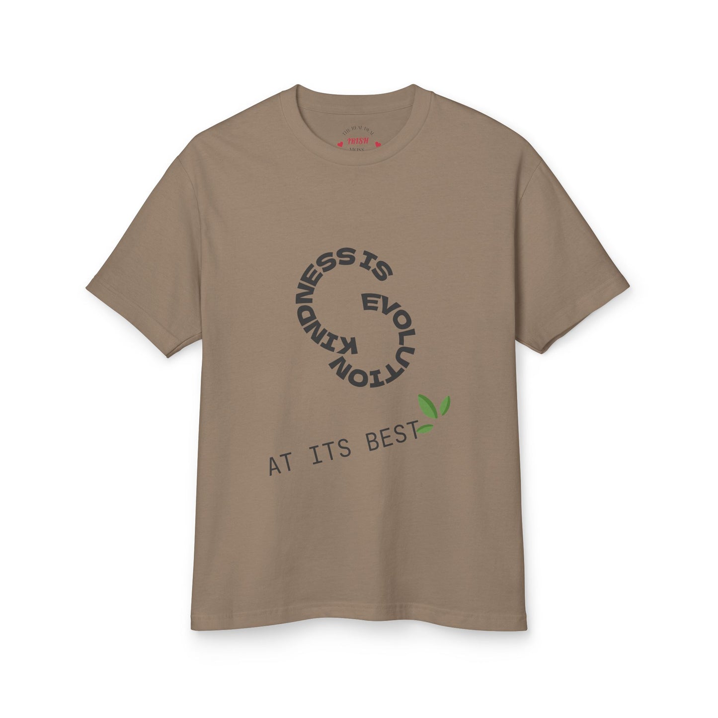 Kindness Evolution Tee, Positive Vibes Shirt, Unisex Casual Wear, Eco-friendly Fashion, Great Gift for Friends