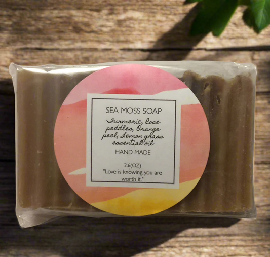 Real Deal Turmeric sea moss soap (LG) 2.6 0z