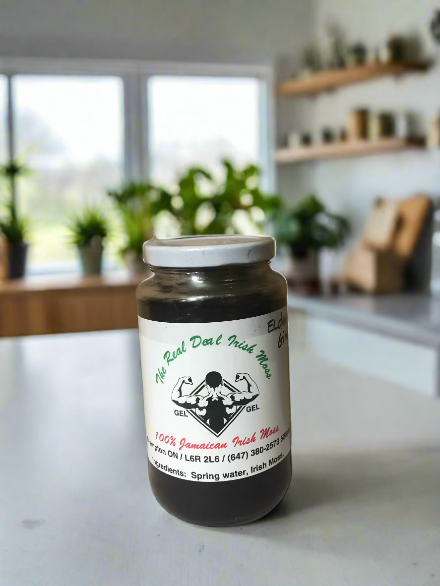 Large Elderberry Sea Moss Gel 500ml