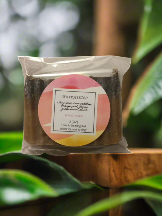 The Real Deal Sea Moss Turmeric Soap (Sm) 2oz
